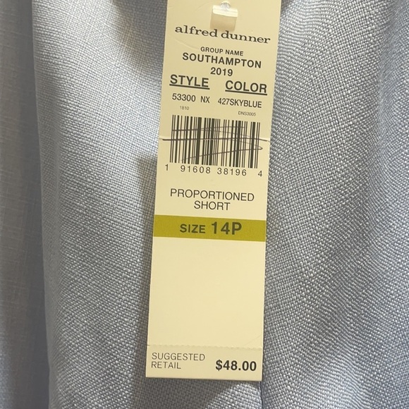 Alfred Dunner pants D11 - Picture 3 of 7